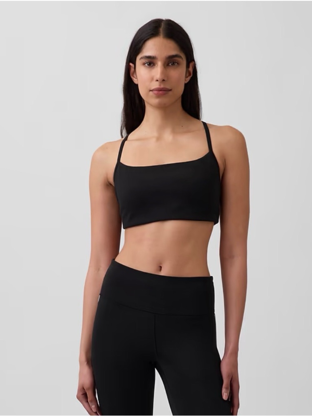 GapFit Smooth Racerback Sports Bra